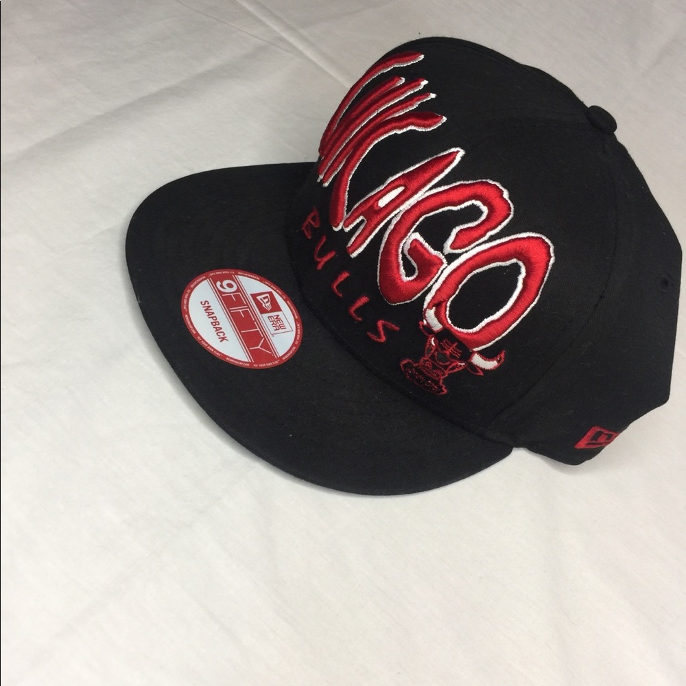 9fifty New Era Chicago Bulls SnapBack Black Red